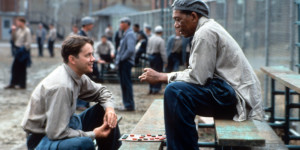 Tim Robbins And Morgan Freeman In 'The Shawshank Redemption'