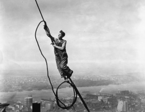 Icarus Atop the Empire State Building