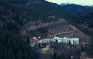 aerial view of Abastumani Sanatorium