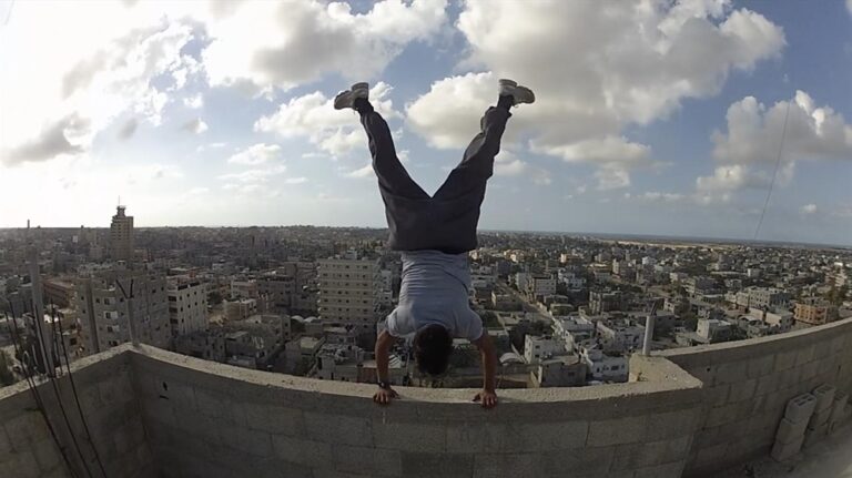 A scene from “Yalla Parkour”